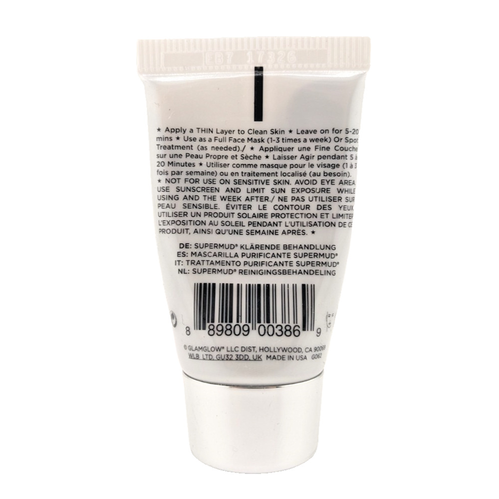 9x GlamGlow Supermud Clearing Treatment 0.5oz/15g Each, New Sealed, Travel Size - Picture 3 of 5